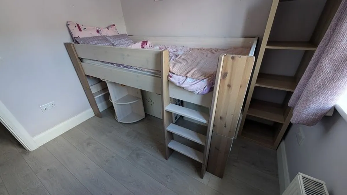 Children Bedroom Furniture Set (Bunk Bed, Desk, Wardrobe & Drawers) - Image 1