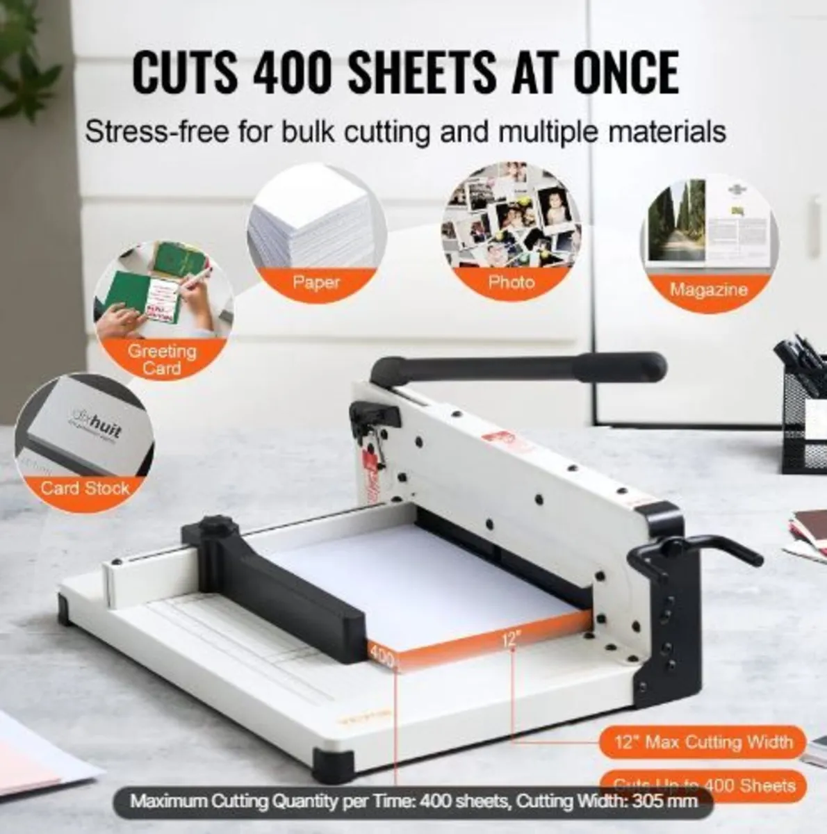 Paper Cutter 30.5 cm A4 Guillotine Paper Trimmer - Image 2