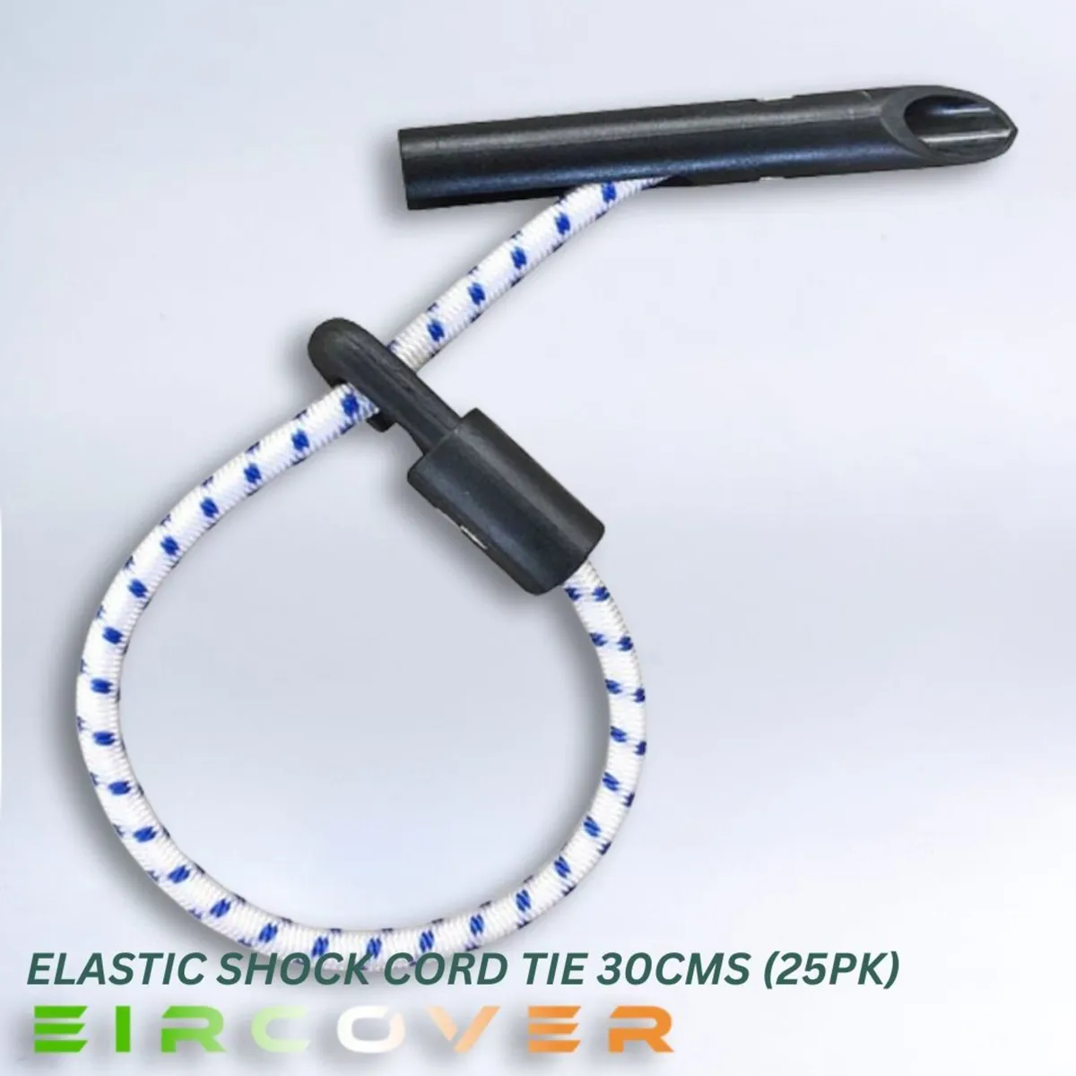 Elastic shock cord tie 30 cm (25 pk ) - Image 2