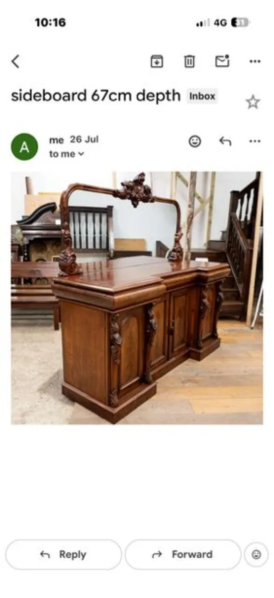 Victorian Antique Sideboard - Image 2