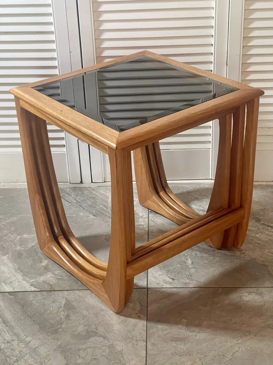 Mid century nesting tables - Image 1