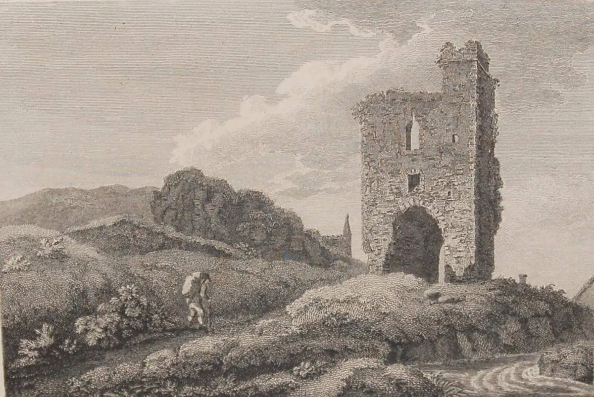 1797 Antique Print Mellifont Castle Louth - Image 2