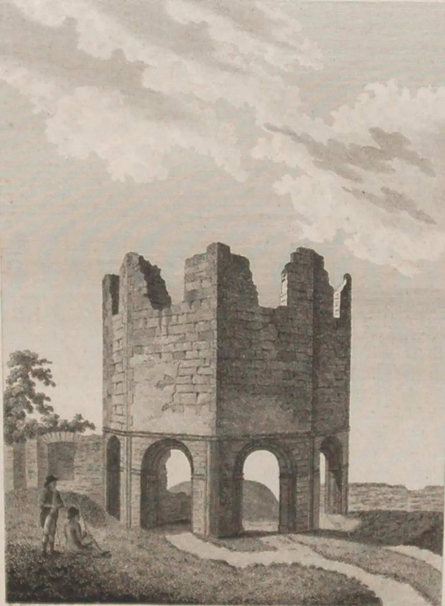 1797 Antique Print Mellifont Abbey Louth - Image 2