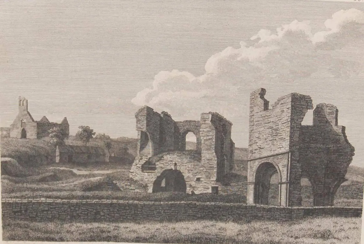 1797 Antique Print S. W. View Mellifont - Image 2