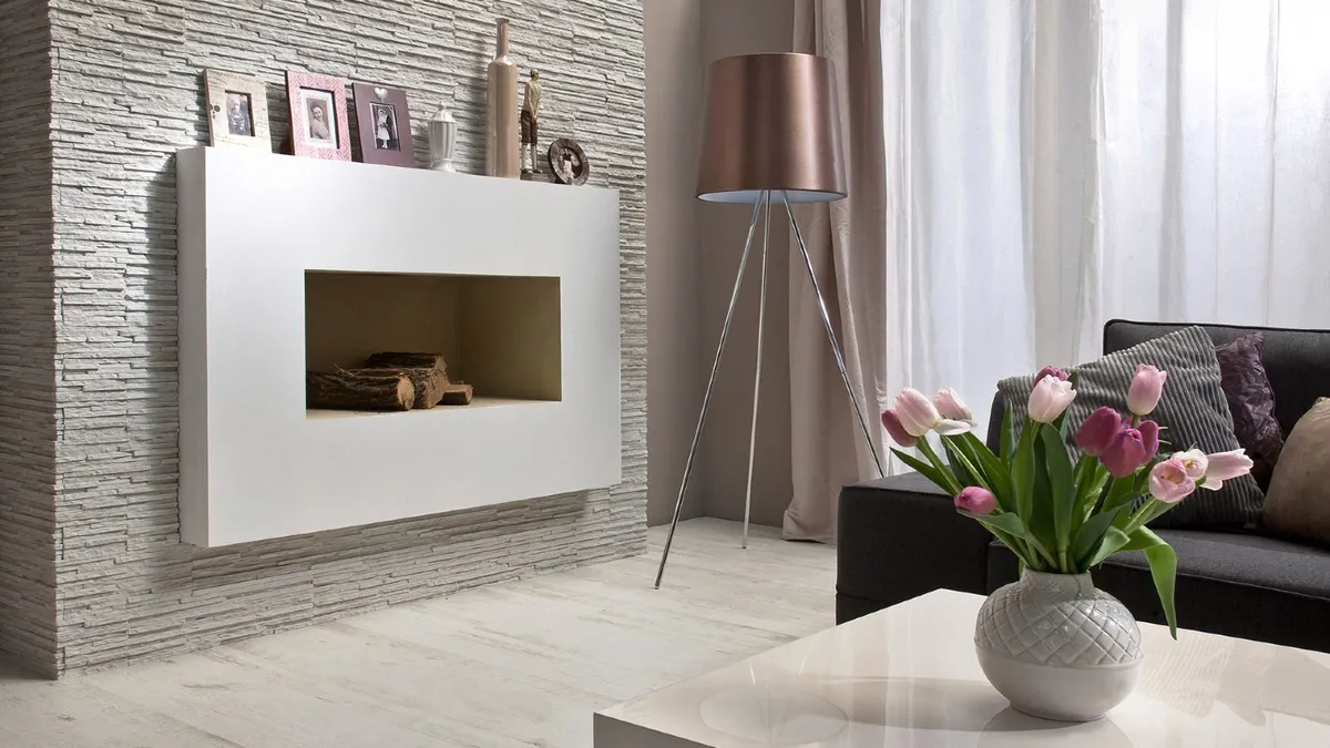 Palermo White Stone Cladding - Image 3