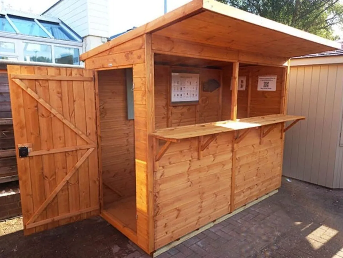 🍻 10x4 Timber Garden Pub Bar / Shop Shed - Image 4