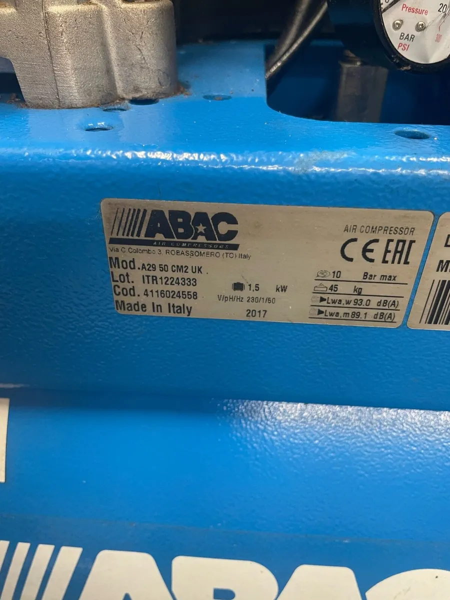 ABAC Air Compressor A29 50 CM2 - Image 2
