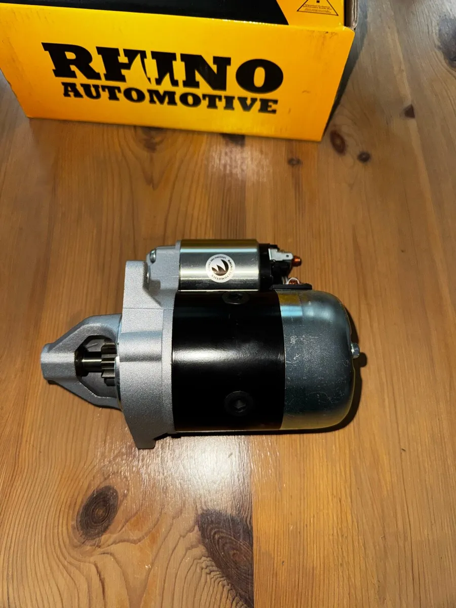 Rhino starter motor for Kubota GR 1600 lawnmower - Image 3