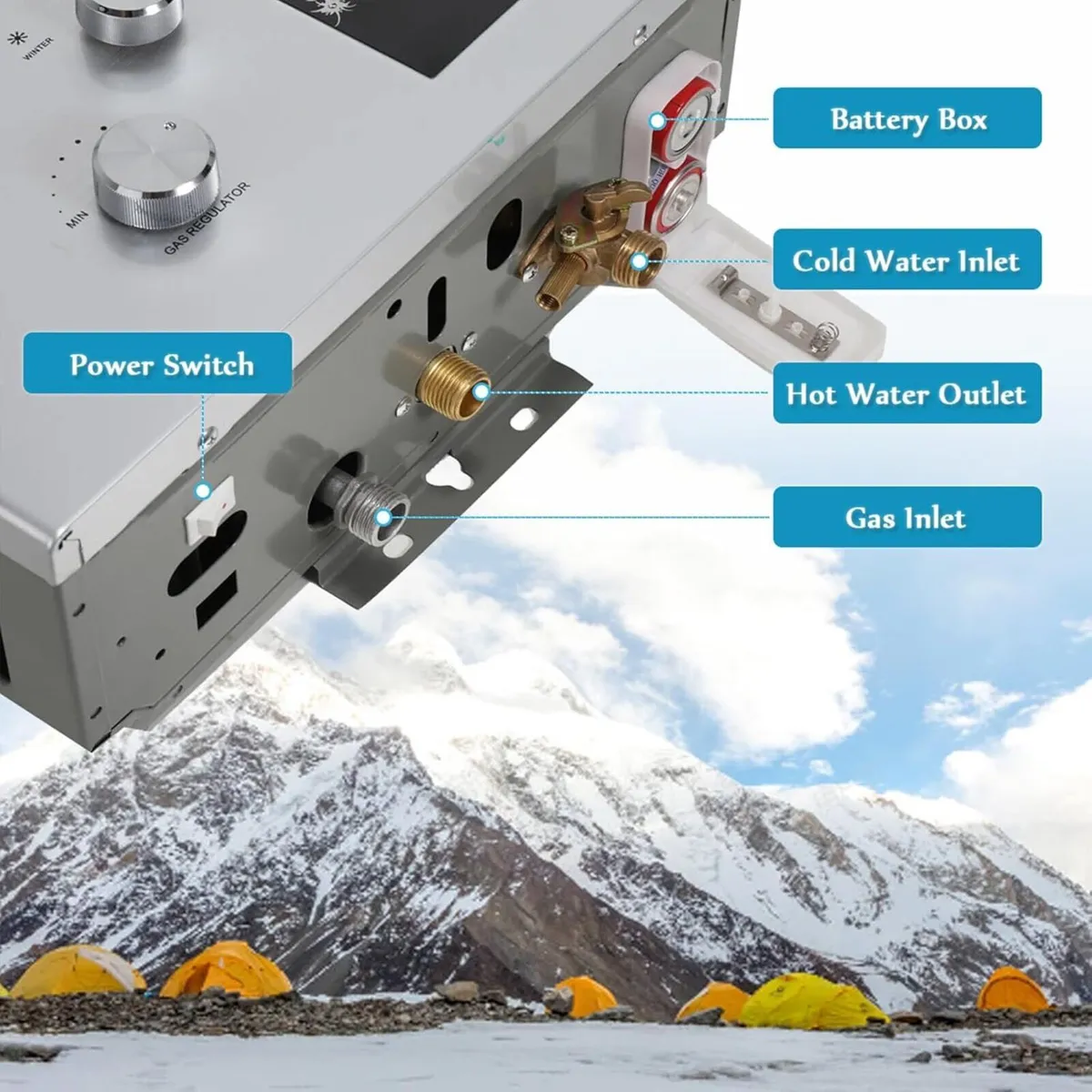 20L Gas Instant Hot Water Heater Boiler - Image 3