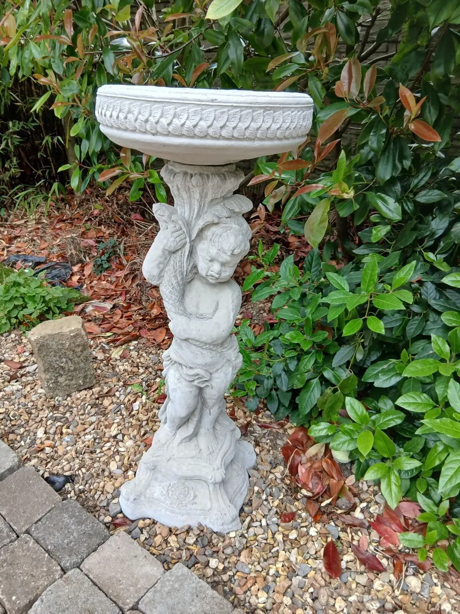 Angel Bird Bath - Brand New - Only 85 - Image 2
