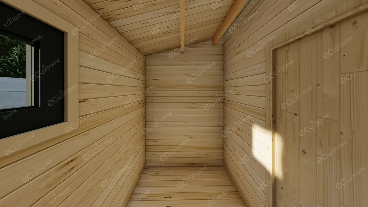 Ecohome.ie 2 Bed Log Cabin 45 sq.m. 6m x 7.5m - Image 4