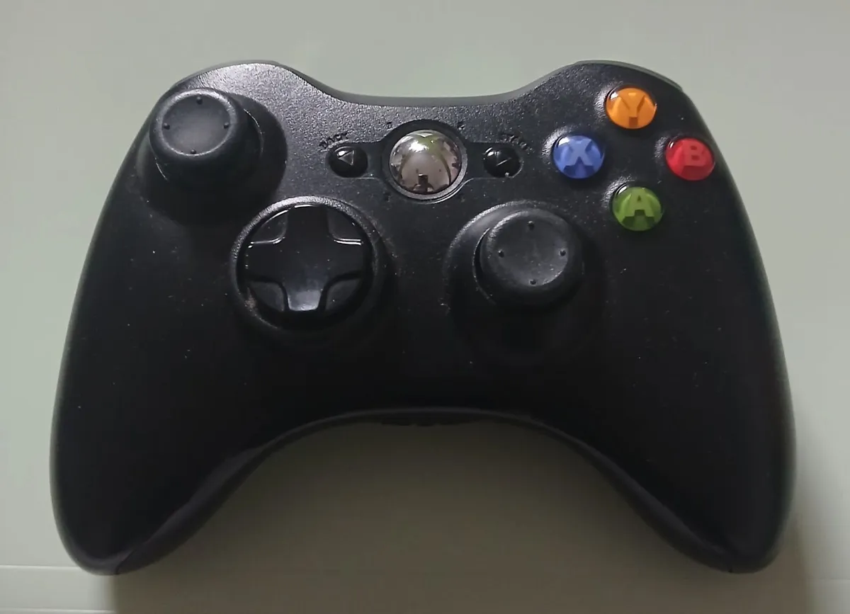 XBOX 360 Black Controller - Image 1