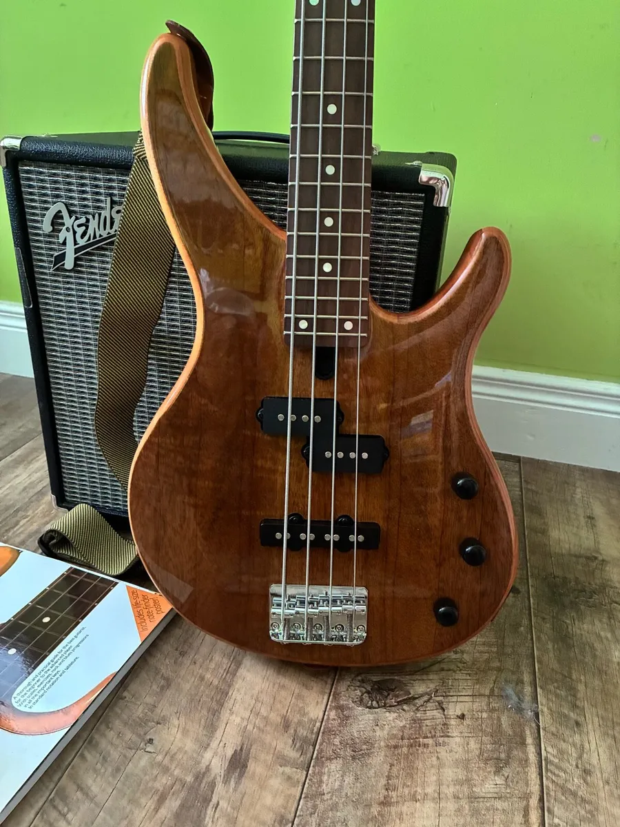 Yamaha TRBX174 EW Bass Guitar/ fender rumble 25 - Image 2