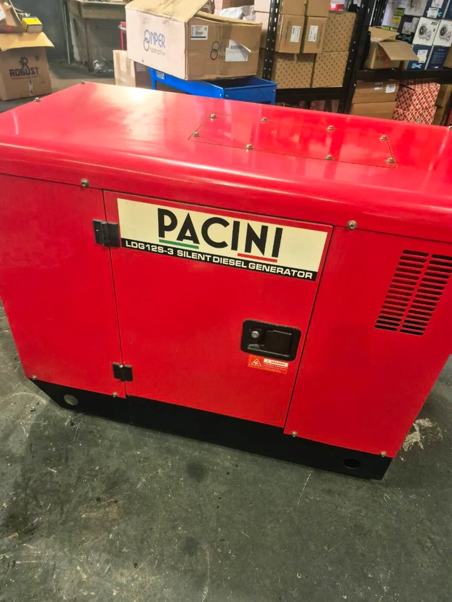 Silent Diesel Generator Pacini LDG12S-3 13.7kVA - Image 1