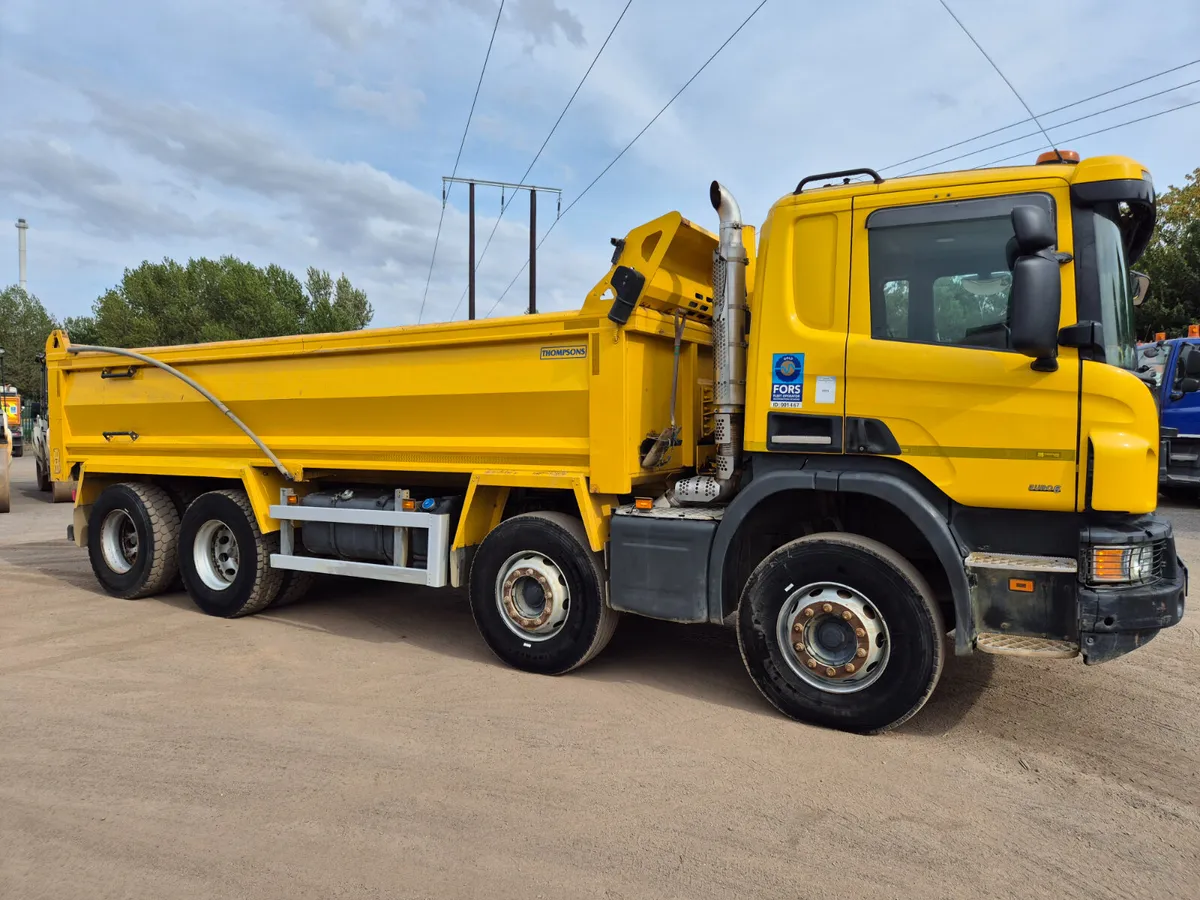 2016 (66) SCANIA P410 8X4 STEEL TIPPER - Image 2
