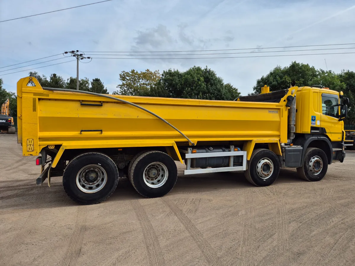 2016 (66) SCANIA P410 8X4 STEEL TIPPER - Image 4