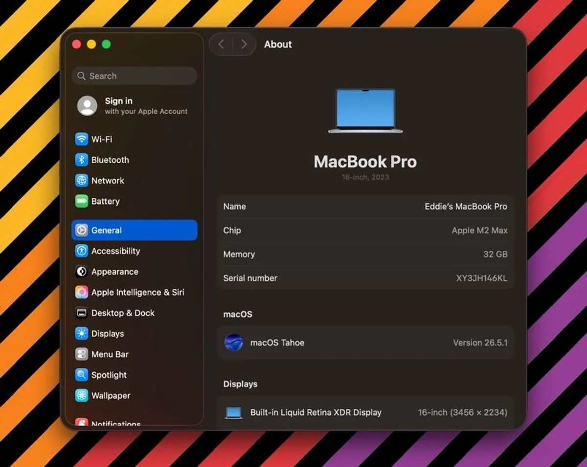 Macbook Pro 14,6/m2 Max (12-cpu 38-gpu)/32gb Ram/1tb Ssd/16"/silver - Image 2