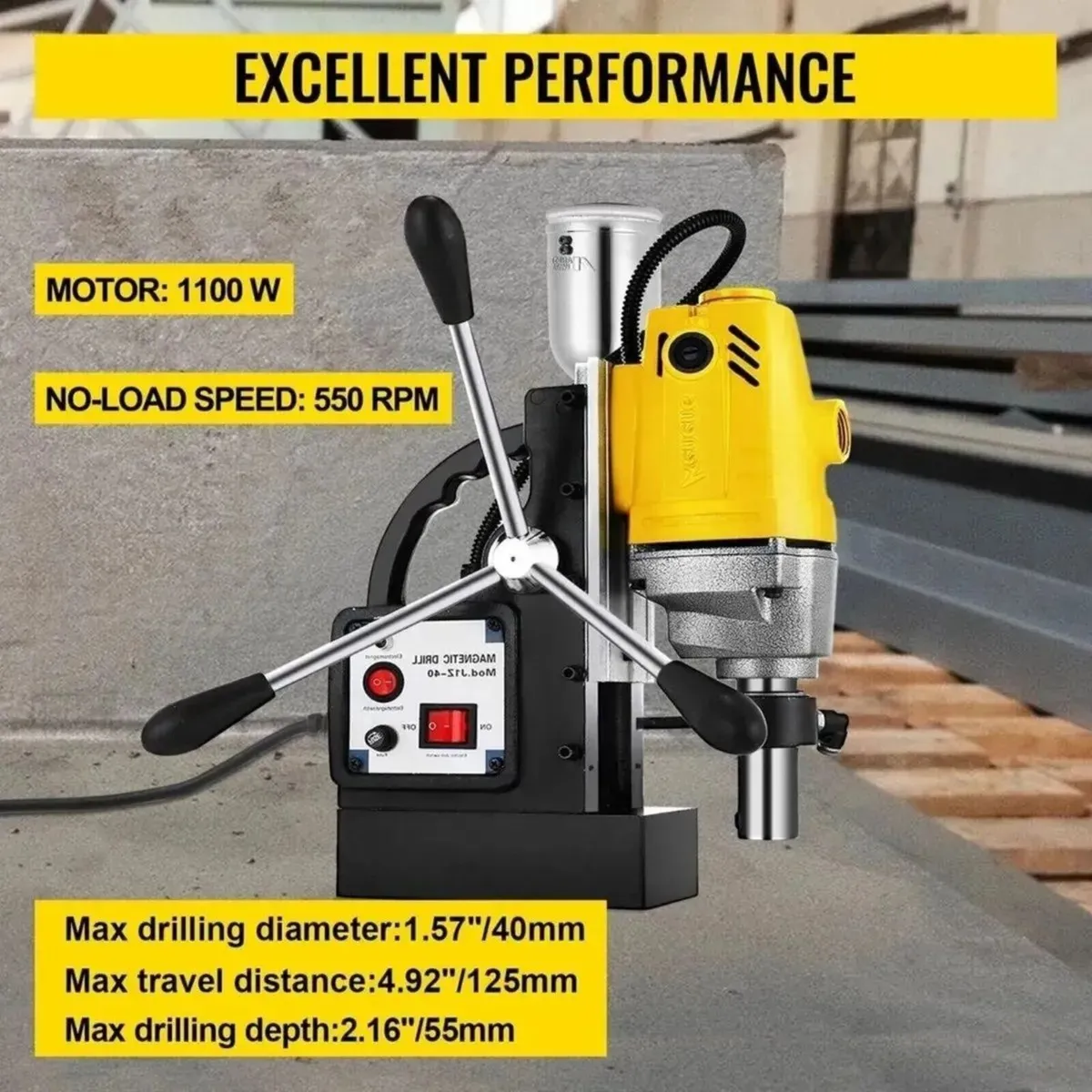 Magnetic Drill Heavy Duty 40mm Core Machine - Image 3