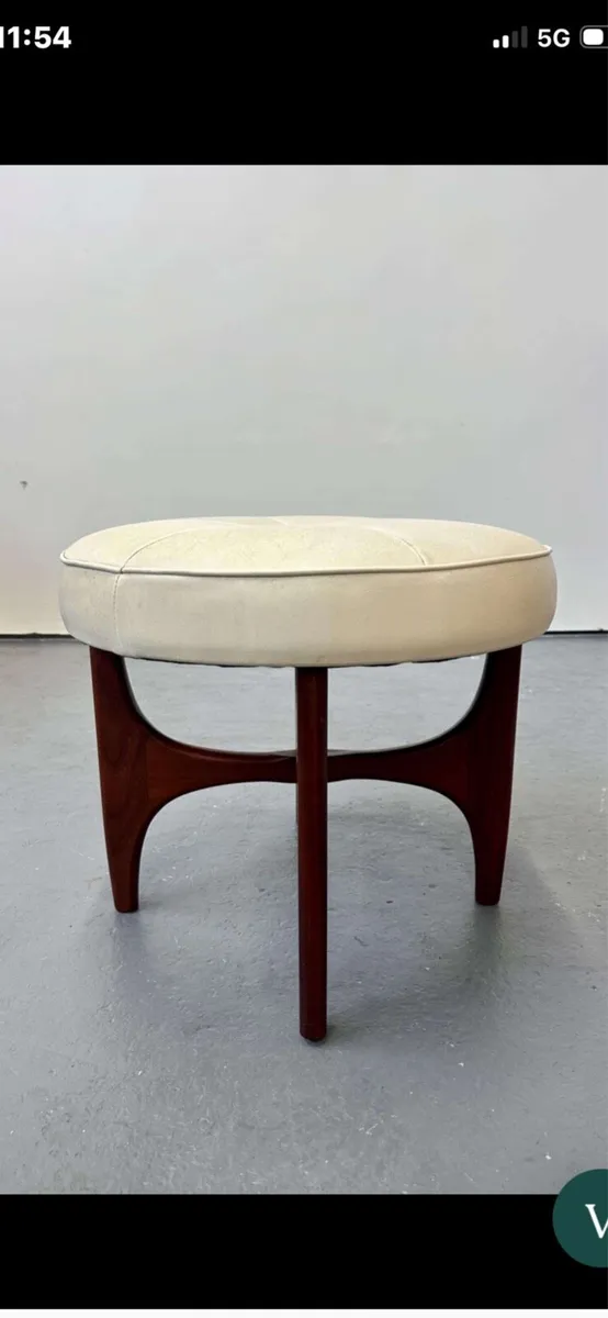 Mid century G plan stool - Image 1