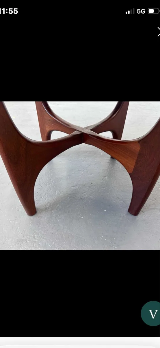 Mid century G plan stool - Image 2