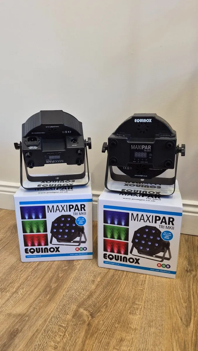 Equinox MaxiPar Tri MKII LED Lights (Pair) - Image 3