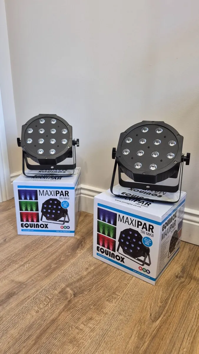 Equinox MaxiPar Tri MKII LED Lights (Pair) - Image 1