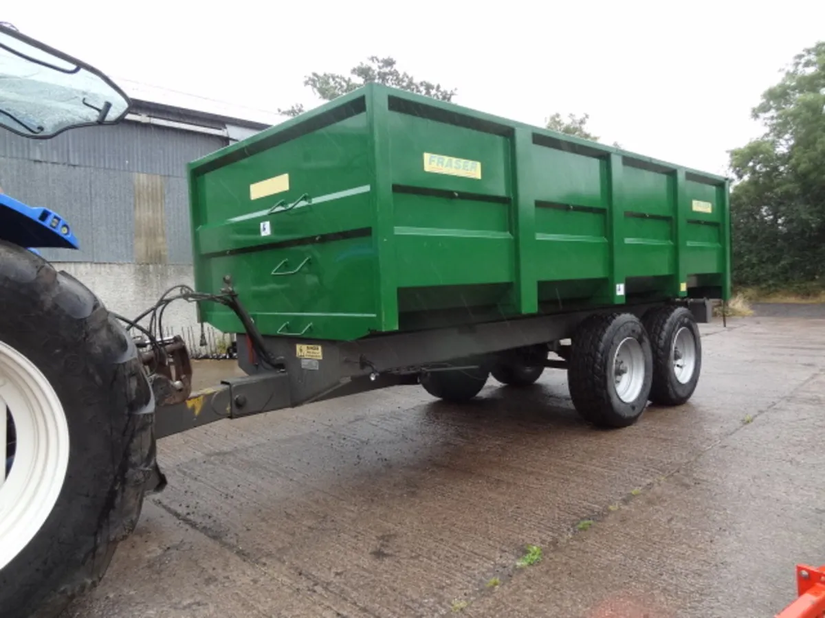 Fraser 12 Ton Tipping Grain Trailer - Image 1