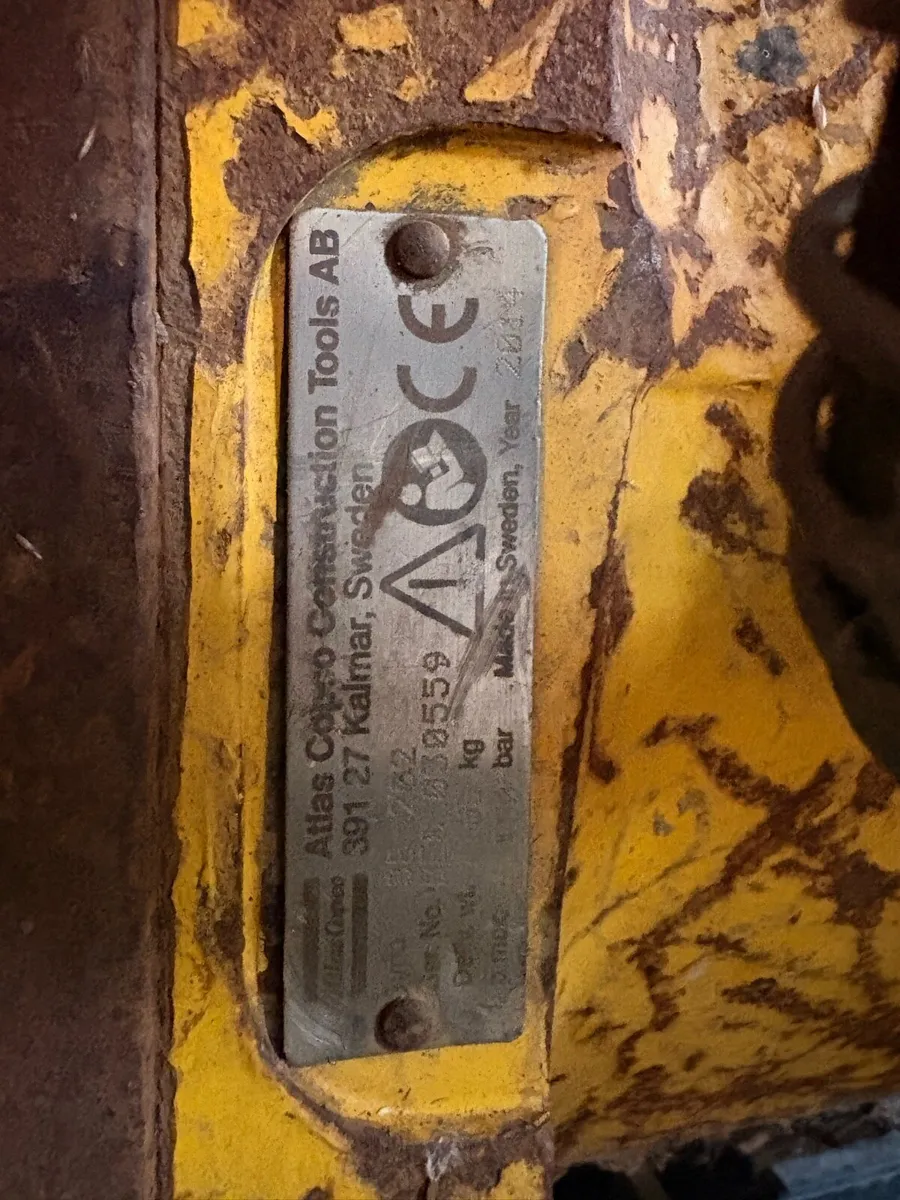 Atlas copco breaker to suit 5-6 tonne machine - Image 2
