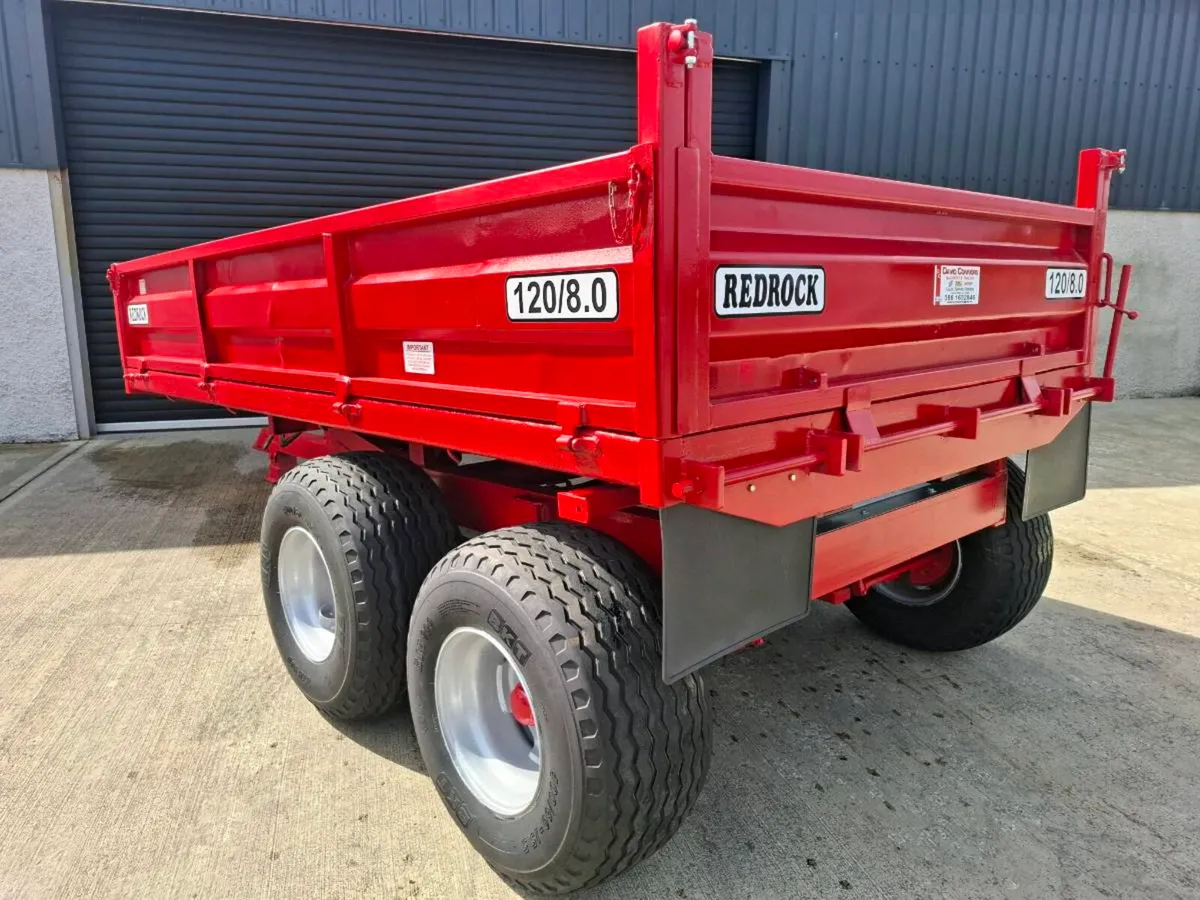 Redrock 12ft x 7ft tipping trailer - Image 3