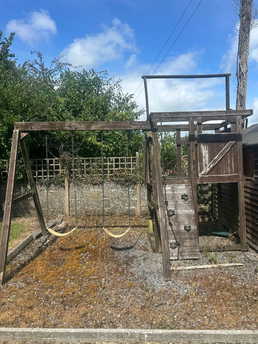 Timber frame swing set - Image 1