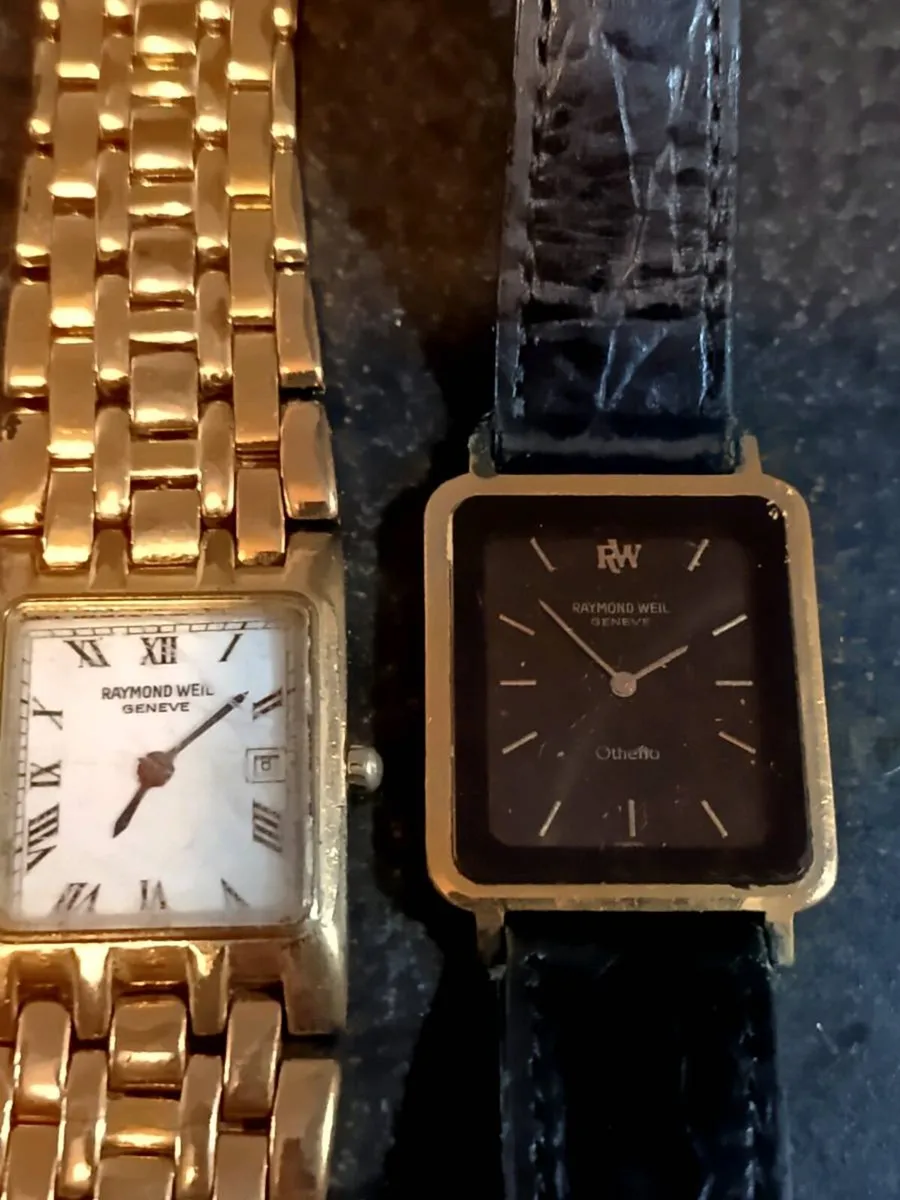 2 Raymond Weil gents watches for parts - Image 1