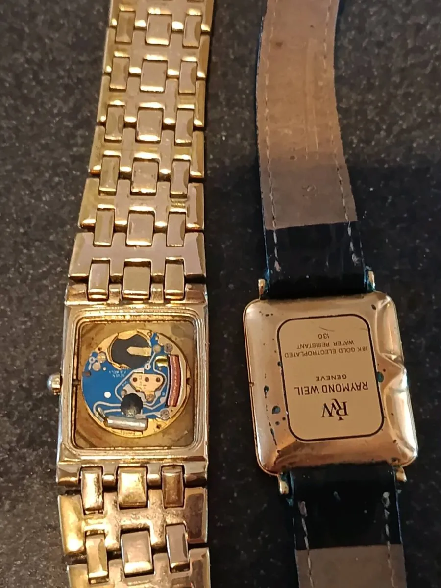 2 Raymond Weil gents watches for parts - Image 2