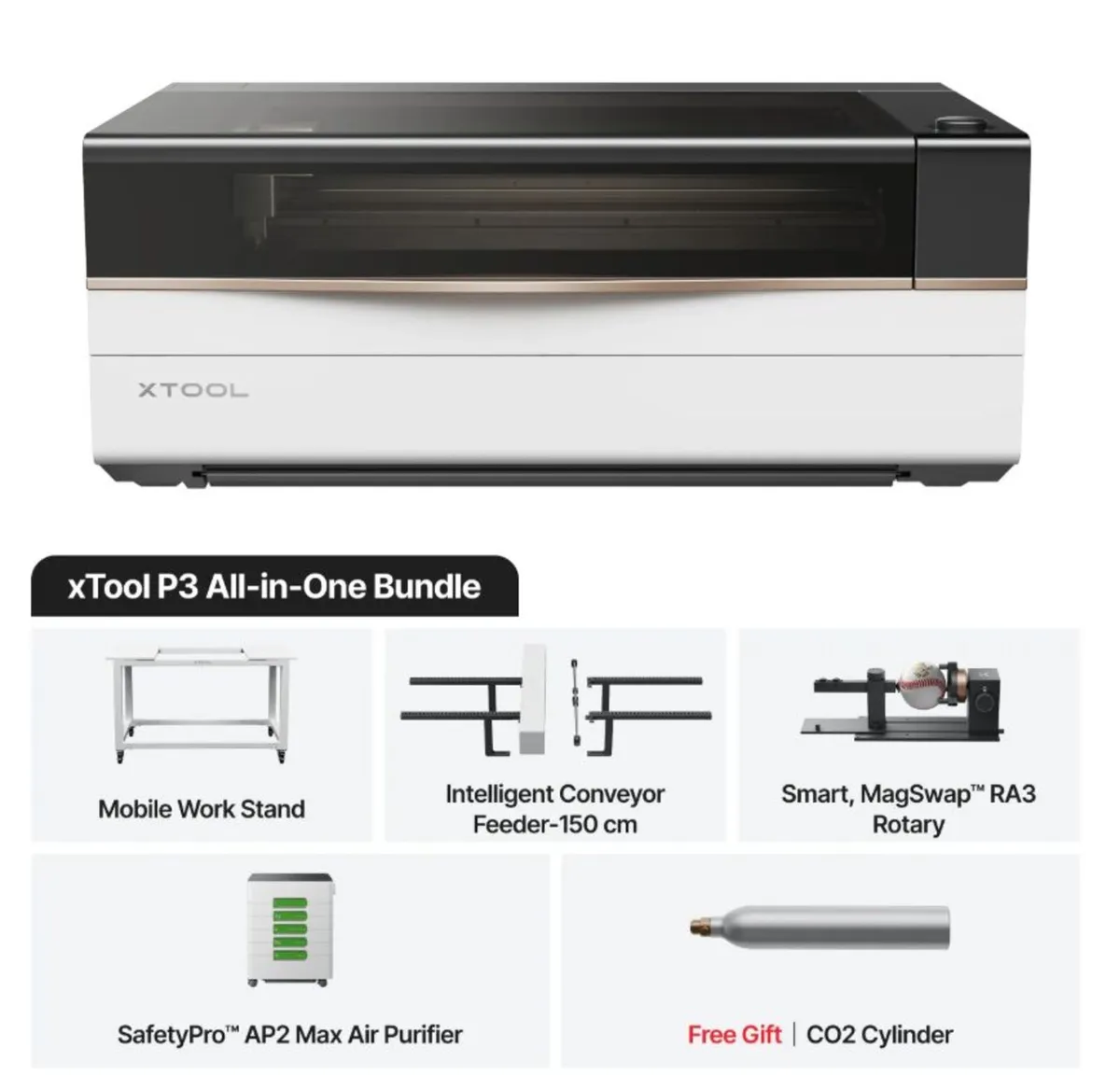 Xtool P3 All in one Bundle Laser - Image 1