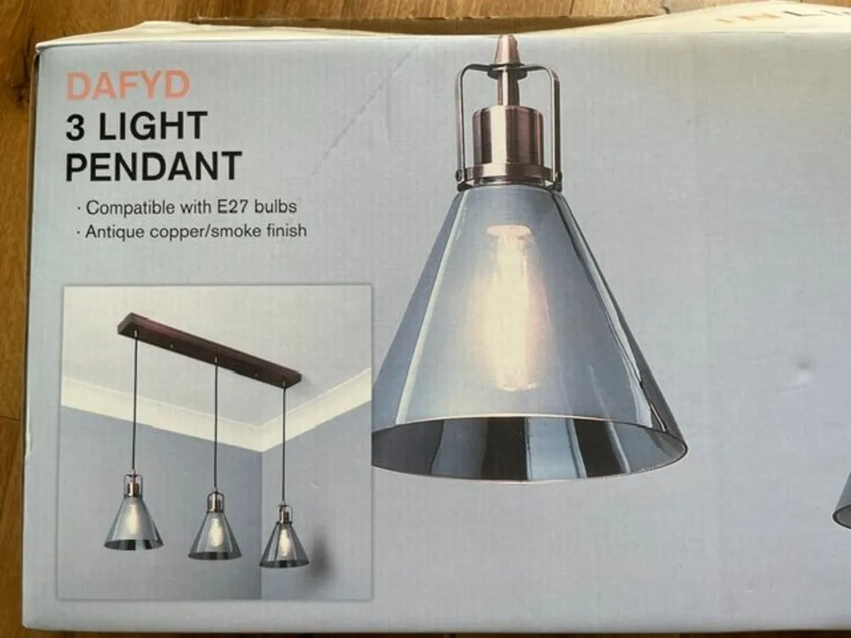3 Lamp LED Pendant ceiling light - Image 2