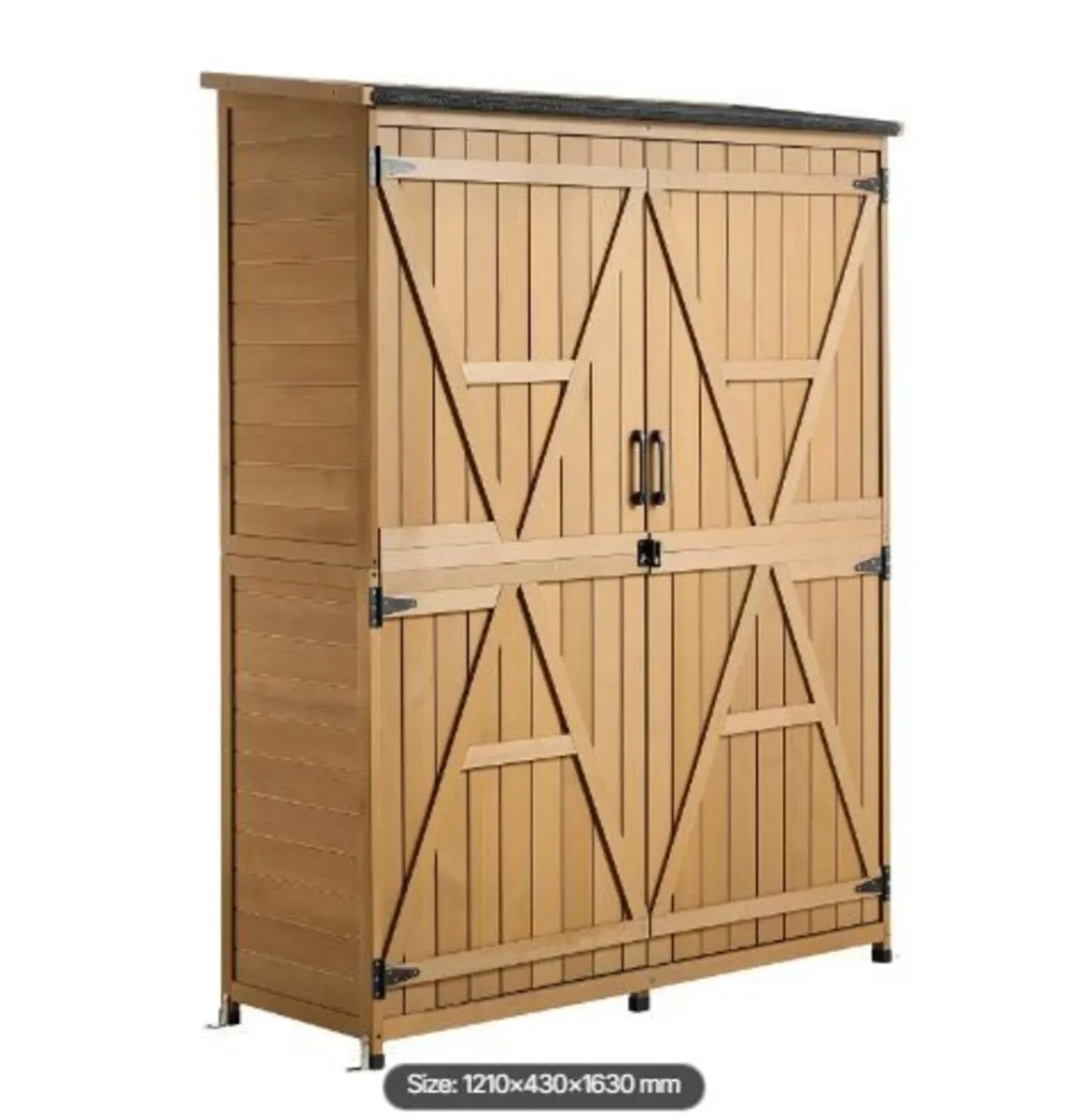 Outdoor Storage Shed, 125.5 x 162.5 cm - Image 4
