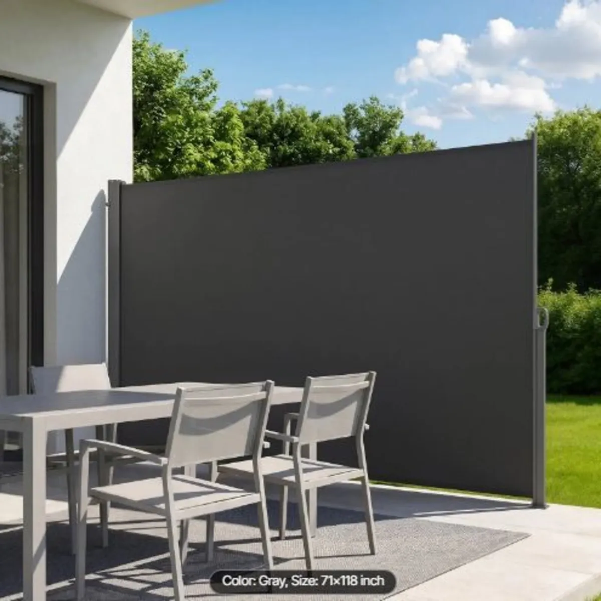 Retractable Side Awning, 180 x 300 cm - Image 1