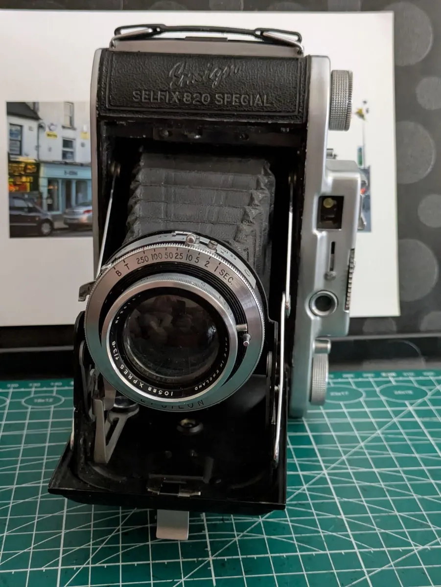 Ensign 820 Special 120 film rangefinder camera 6x9 - Image 1