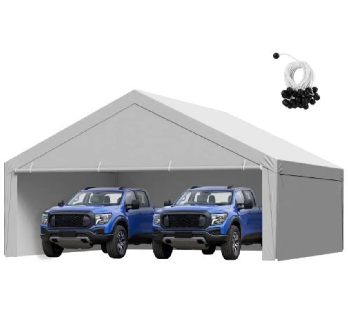 Carport Replacement Canopy, 6 x 6 m Potable - Image 4