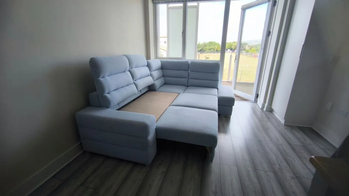 Corner Sofa Bed with Storage & Adjustable Headrest - Image 2