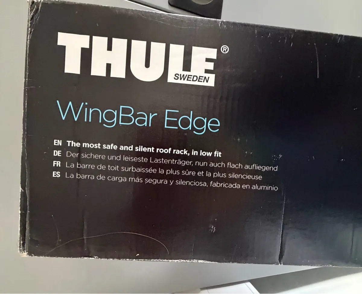 Thule Wingbar edge Roof Rack new - Image 1