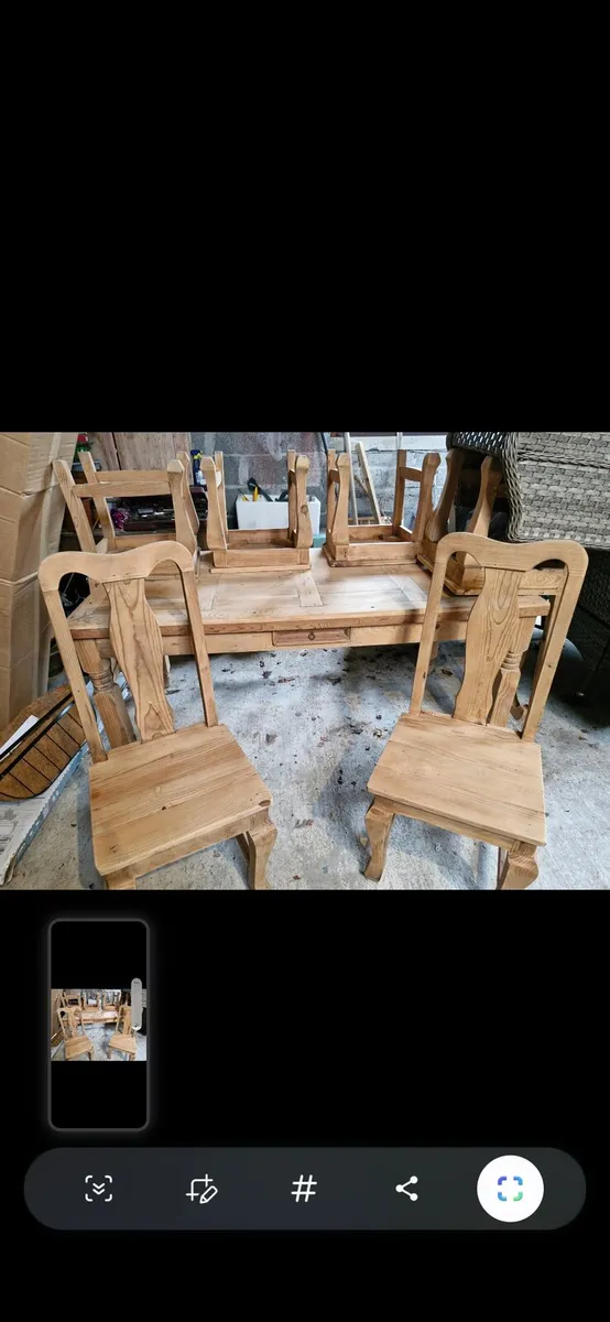 Table & 6 chairs - Image 1