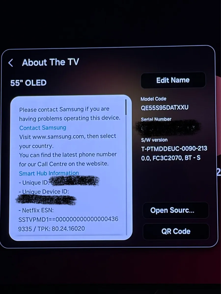 Samsung S95D 55” OLED TV – Like New - Image 3