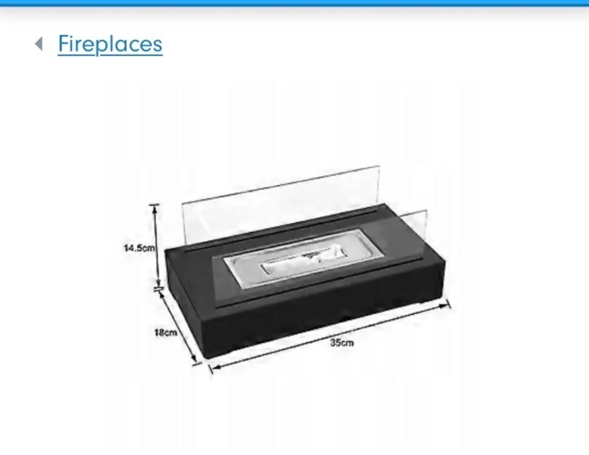 Tabletop bioethanol fire - Image 3