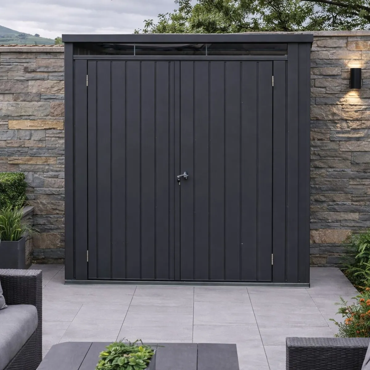 🏡 5x2 Palladium Steel Storage Shed Cabinets – - Image 3