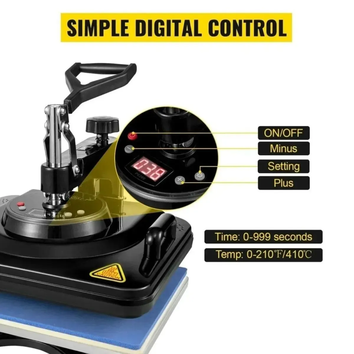 Heat Press Machine 8 in 1 Heat Transfer - Image 3