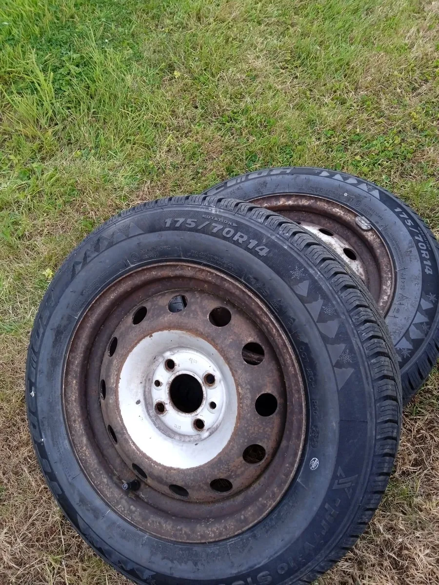 14" Doblo wheels and BRAND NEW All weather tyres - Image 3