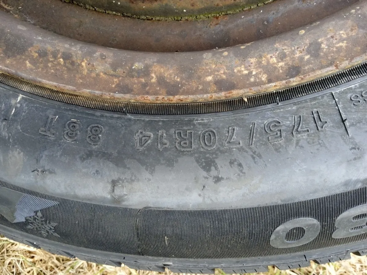 14" Doblo wheels and BRAND NEW All weather tyres - Image 2