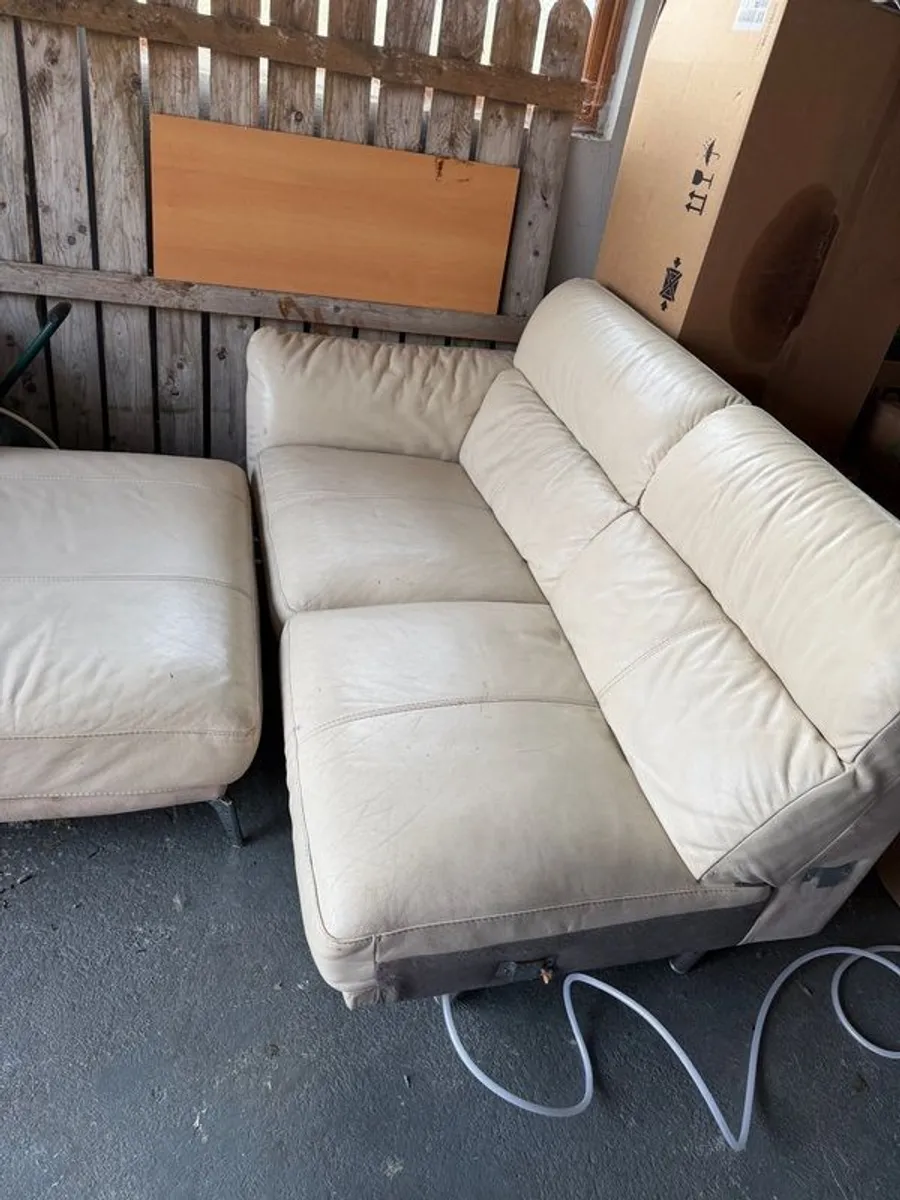 Beige L shaped Sofa - Image 3