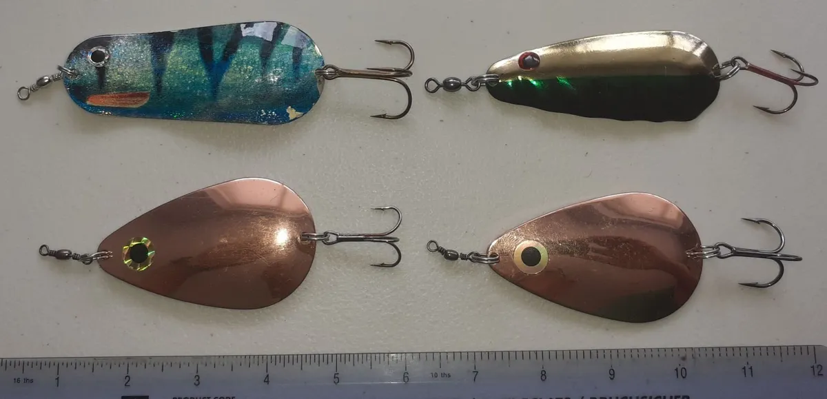 Pike spoons 4 number