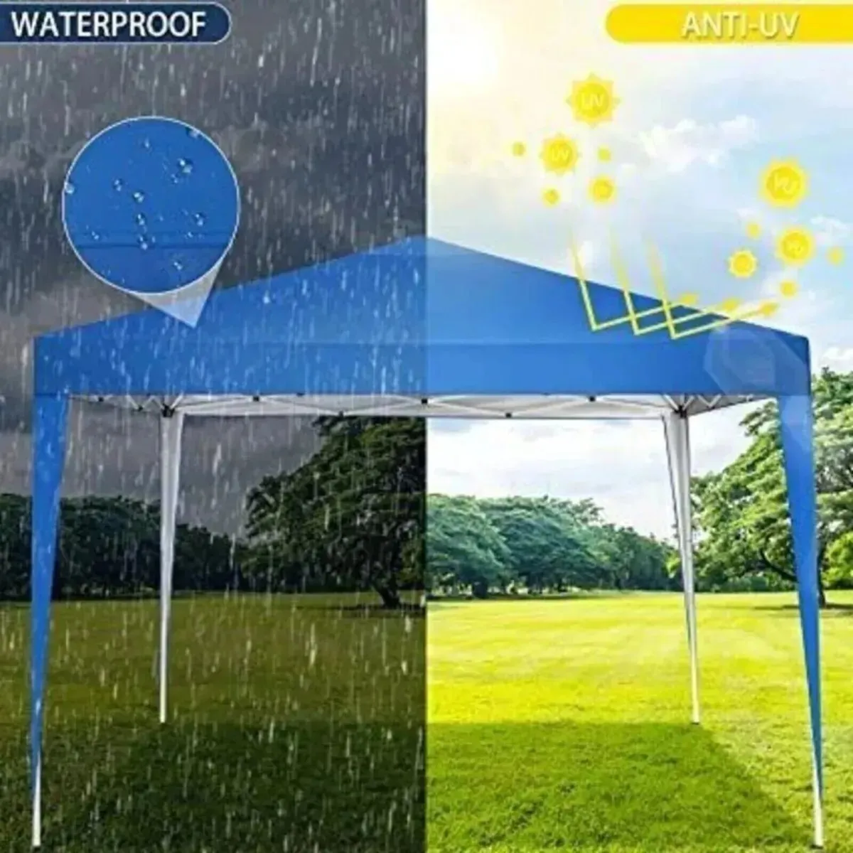 3x3M Outdoor Pop Up Gazebo with Adjustable Height - Image 3